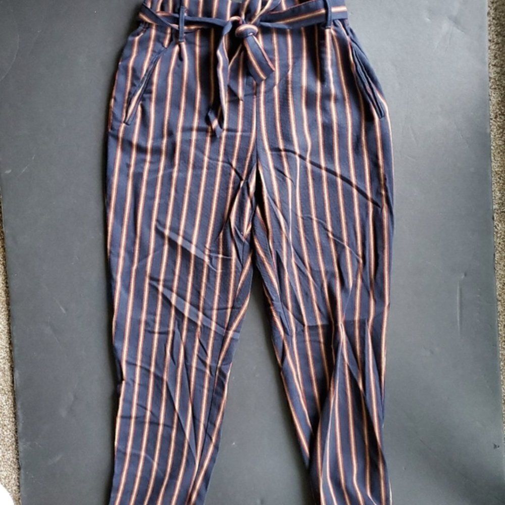 Zara Striped High Waisted Pants - Picture 2 of 14